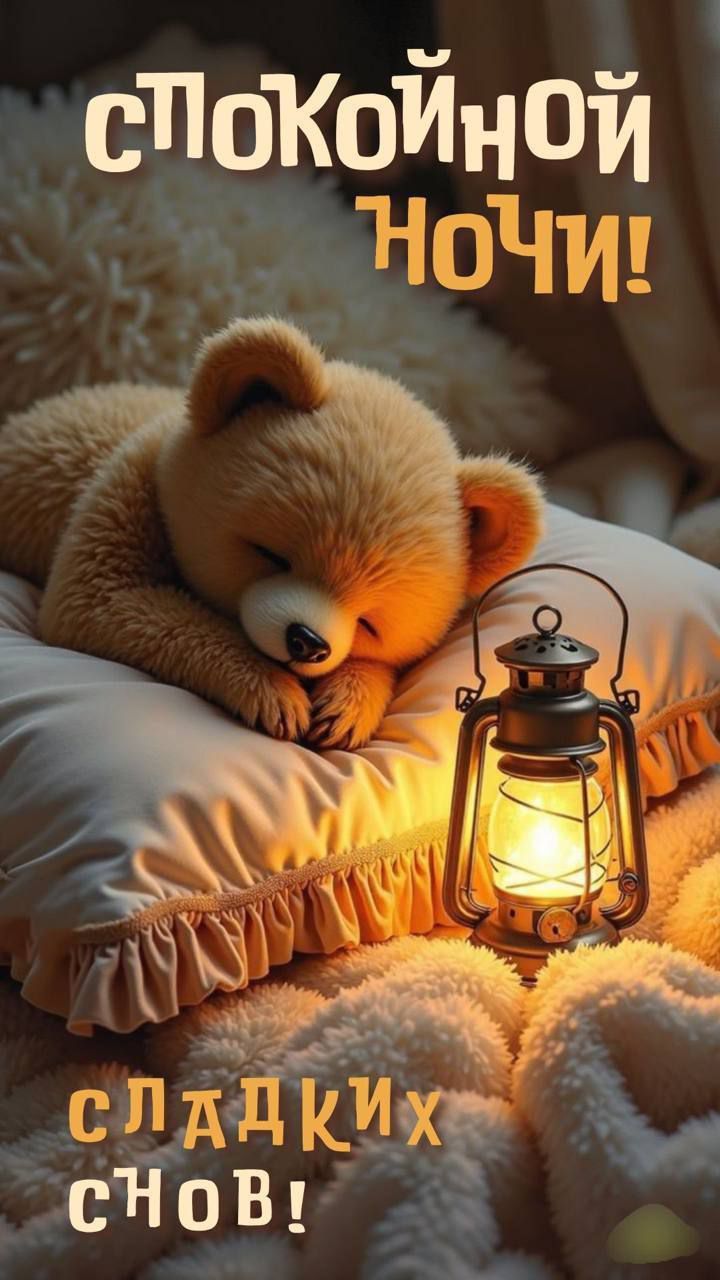 спокойной ночи! сладких снов!