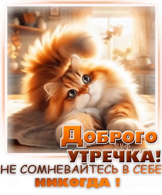 Доброе утречка! НЕ СОМНЕВАЙТЕСЬ В СЕБЕ НИКОГДА !