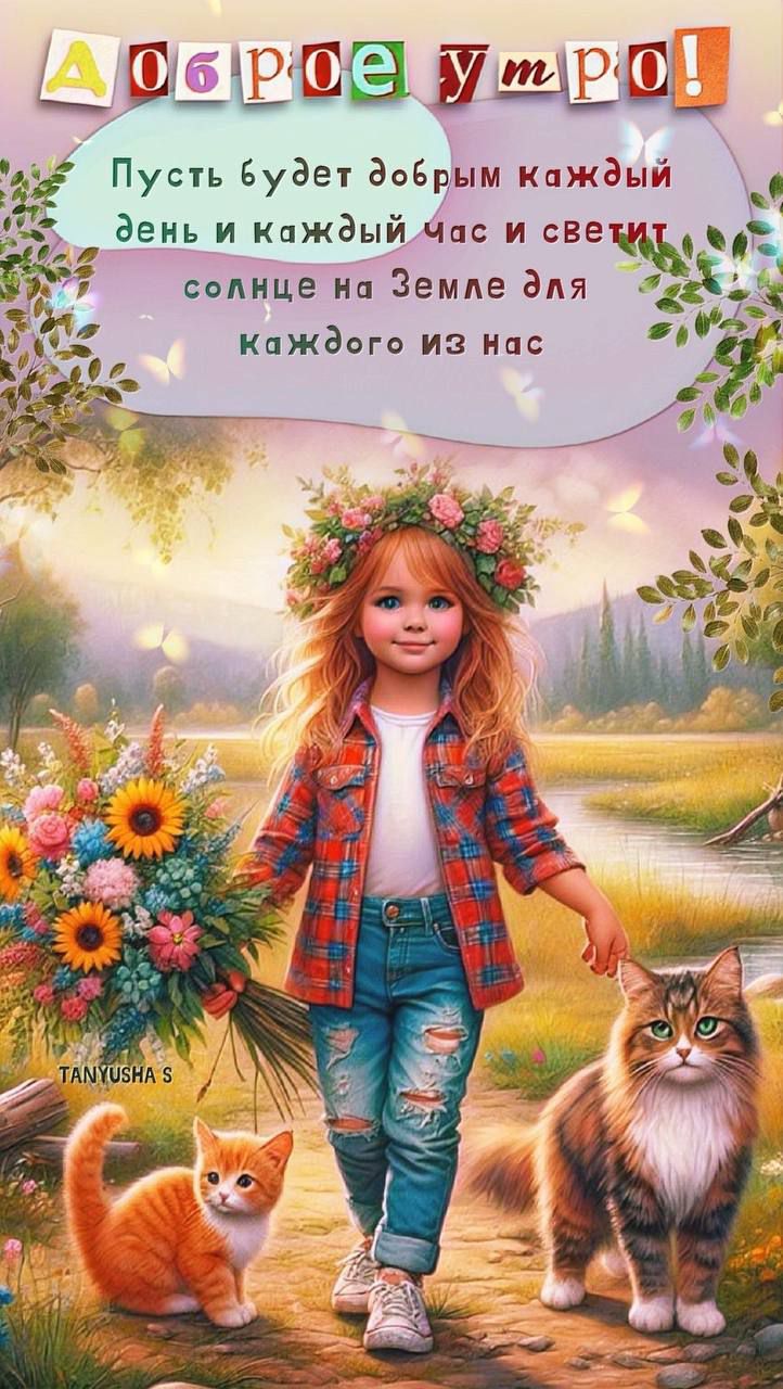 Доброе утро!
Пусть будет добрым каждый день и каждый час и светит солнце на Земле для каждого из нас