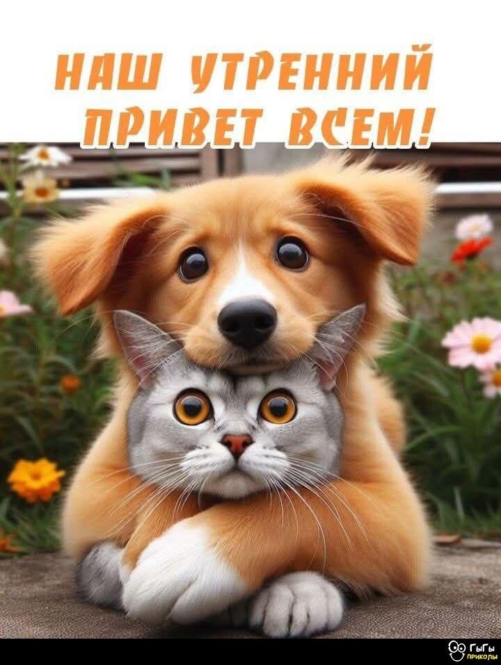 НАШ УТРОННИЙ ПРИВЕТ ВСЕМ!