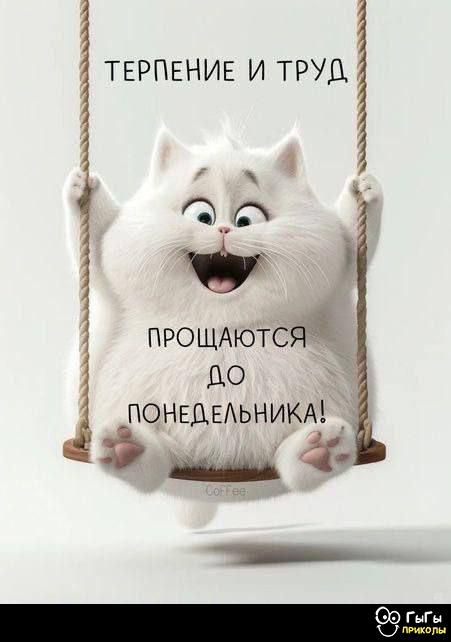 ТЕРПЕНИЕ И ТРУД ПРОЩАЮТСЯ ДО ПОНЕДЕЛЬНИКА!