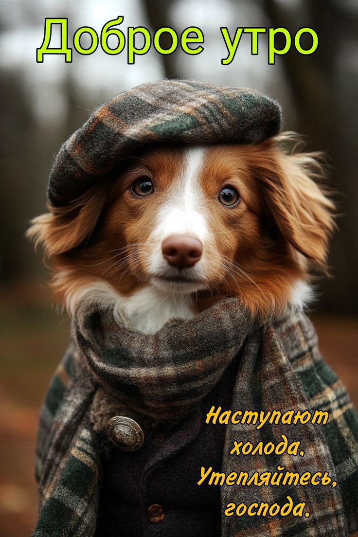 Доброе утро
Наступают холода. Утепляйтесь, господа.