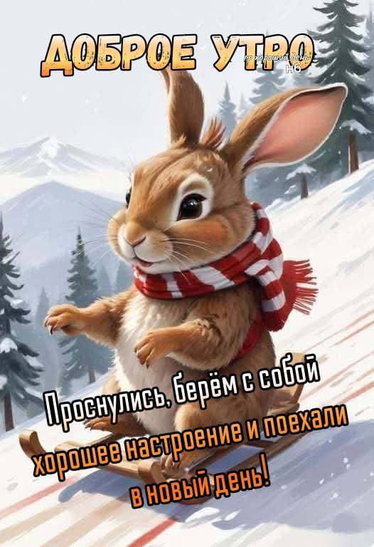 Доброе утро
Проснувшись, берём с собой
Хорошее настроение и поехали
в новый день!