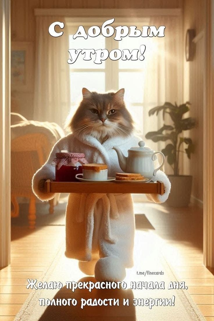 С добрым утром!
Желаю прекрасного начала дня, полного радости и энергии!