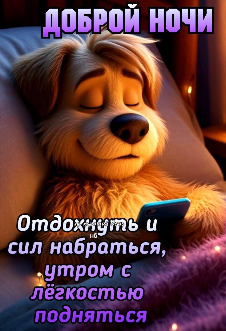 ДОБРОЙ НОЧИ Отдохнуть и сил набраться, утром с лёгкостью подняться