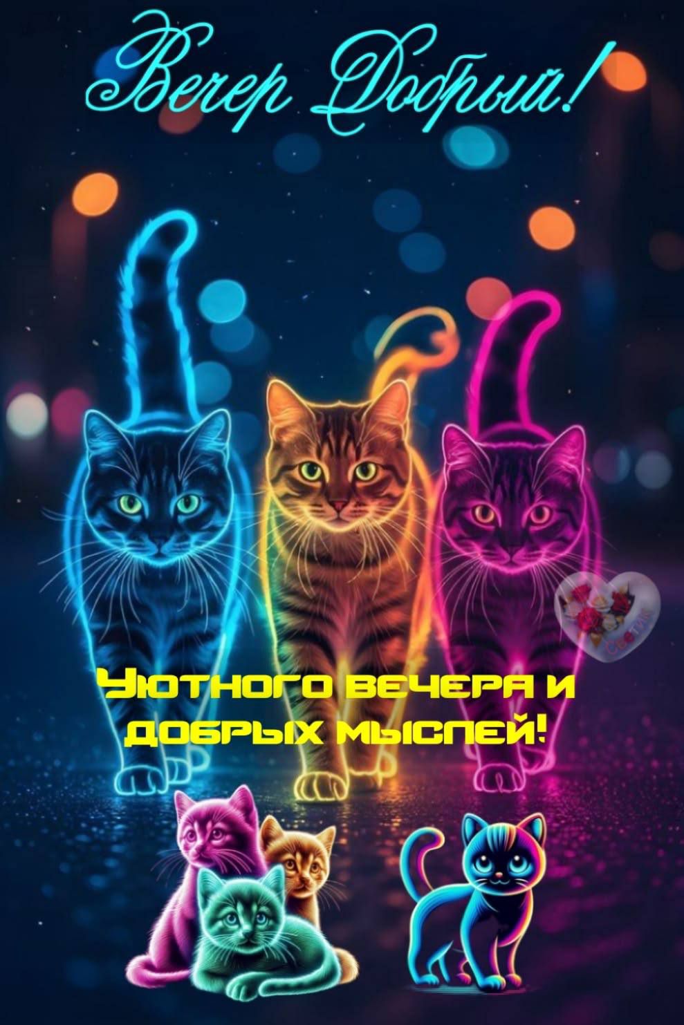 Вечер Добрый! Уютного вечера и добрых мыслей!