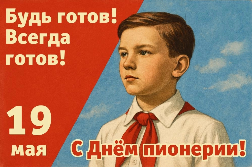 Будь готов! Всегда готов! 19 мая С Днём пионерии!