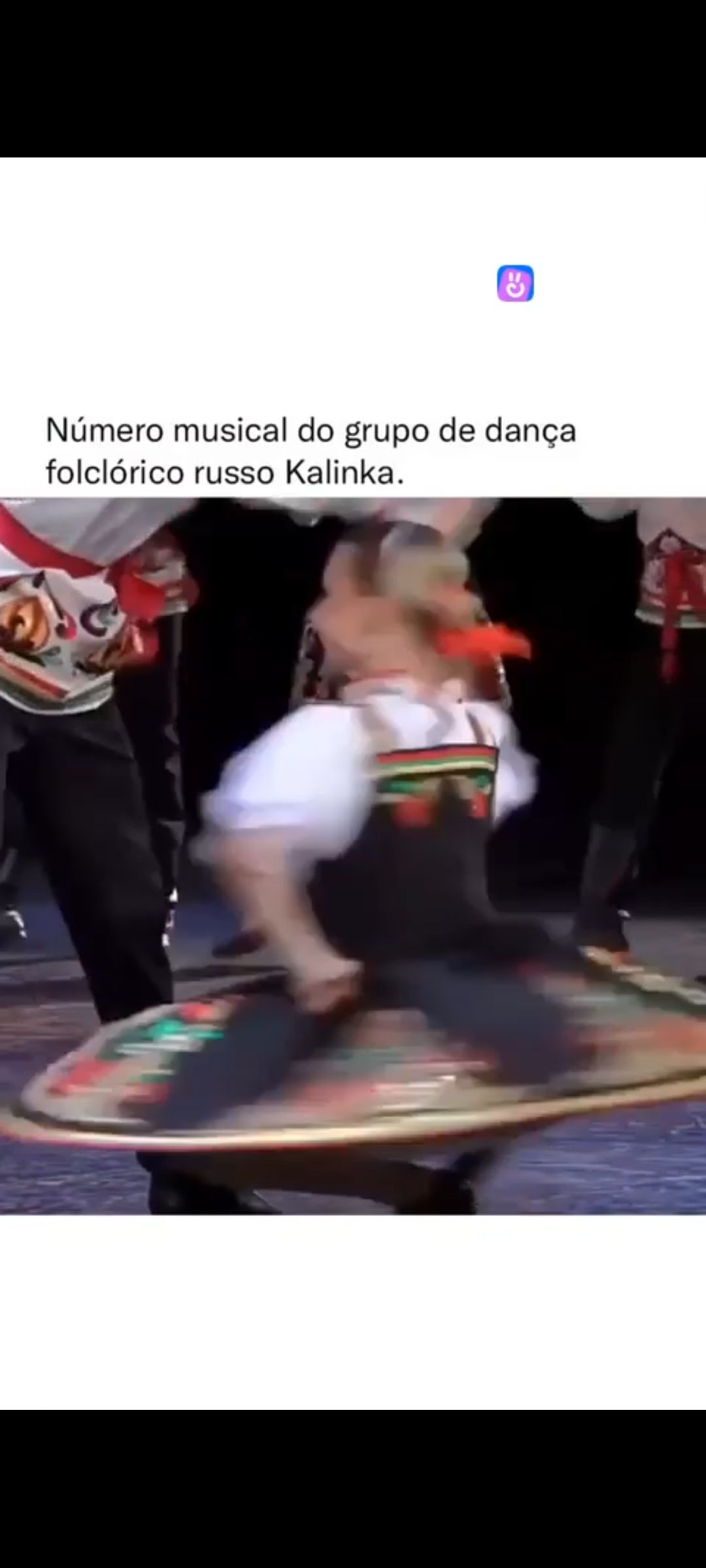 Número musical do grupo de dança folclórico russo Kalinka.