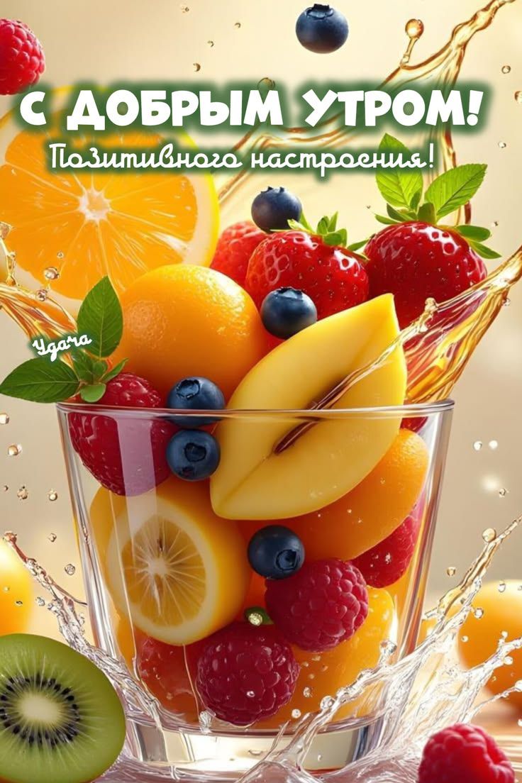 С ДОБРЫМ УТРОМ! Позитивного настроения! Удача