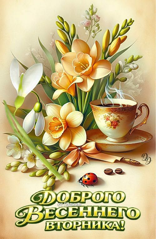 ДОБРОГО от ГАЛИНЫ ВЕСЕННЕГО ВТОРНИКА!