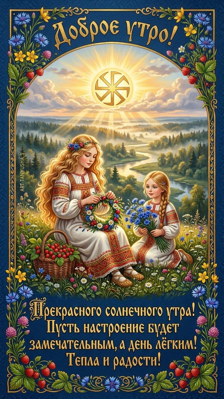Доброе утро! Прекрасного солнечного утра! Пусть настроение будет замечательным, а день лёгким! Тепла и радости!