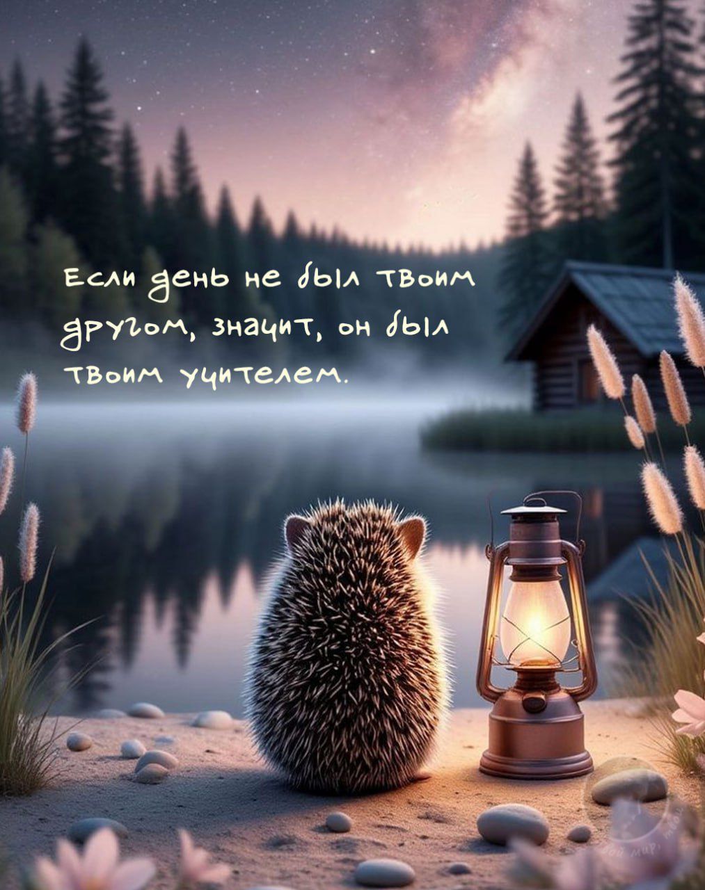 Если день не был твоим другом, значит, он был твоим учителем.