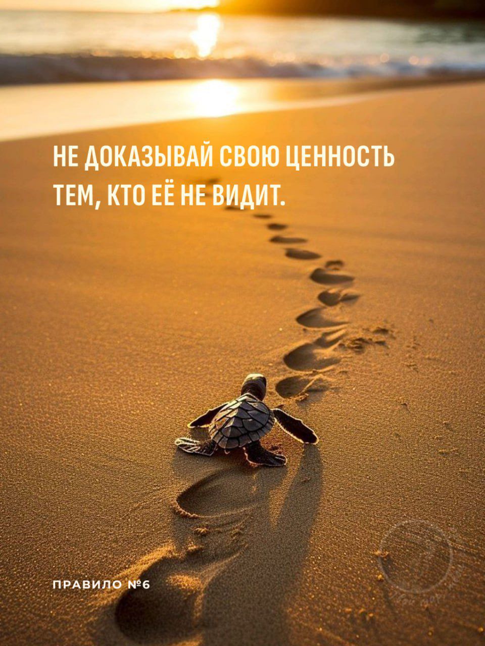 НЕ ДОКАЗЫВАЙ СВОЮ ЦЕННОСТЬ ТЕМ, КТО EЁ НЕ ВИДИТ.