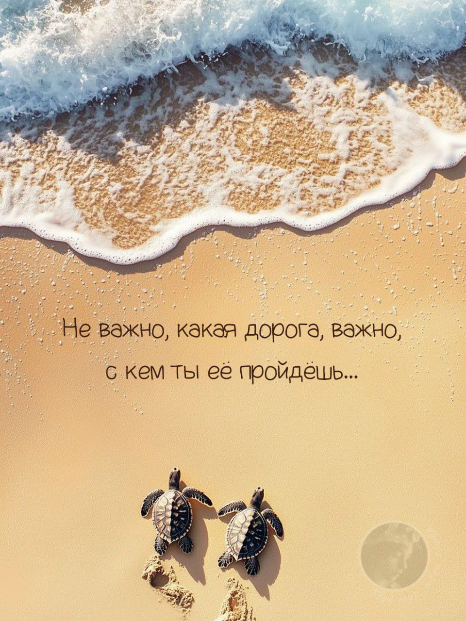 Не важно, какая дорога, важно, с кем ты её пройдёшь...