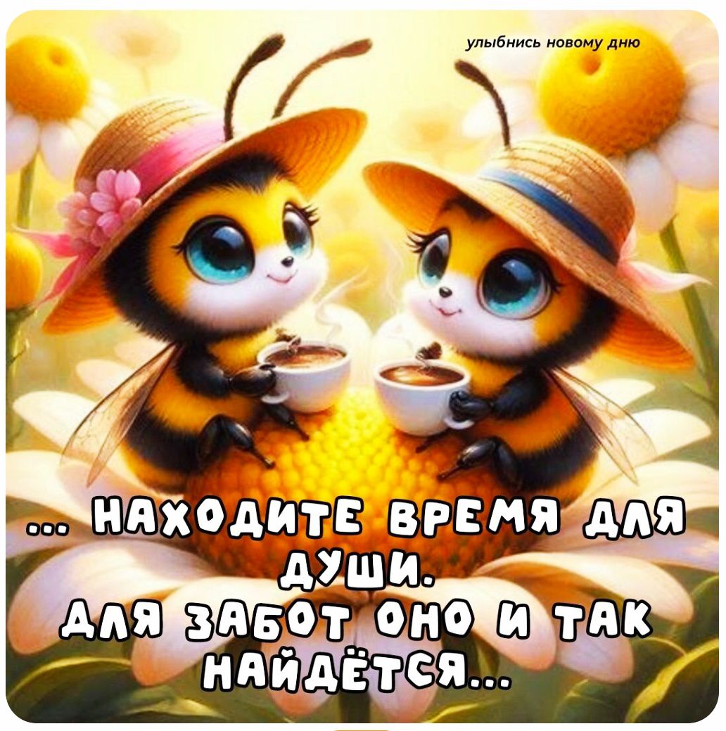 ... НАХОДИТЕ ВРЕМЯ ДЛЯ ДУШИ. ДЛЯ ЗАБОТ ОНО И ТАК НАЙДЁТСЯ...
