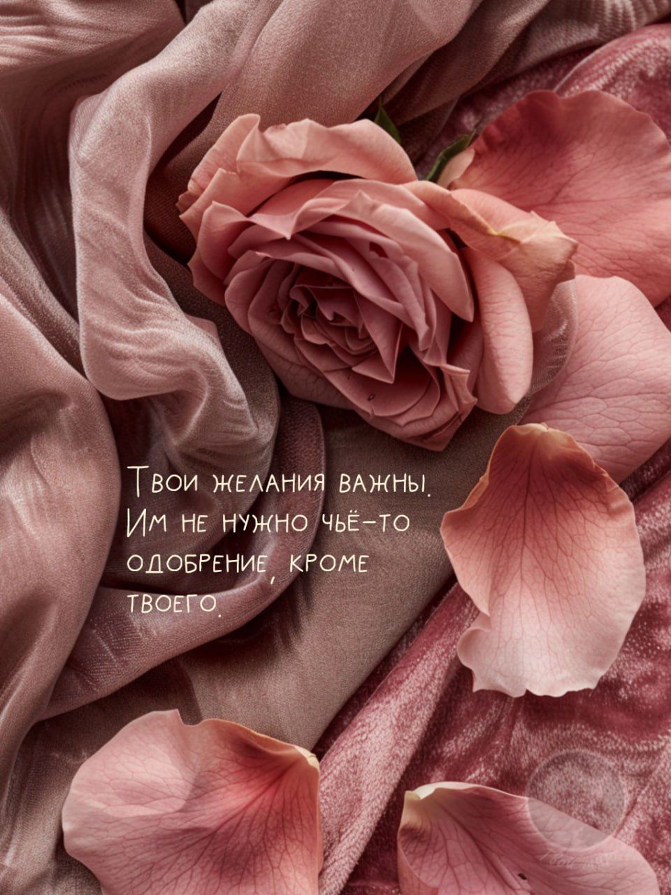 Твои желания важны. Им не нужно чьё-то одобрение, кроме твоего.
