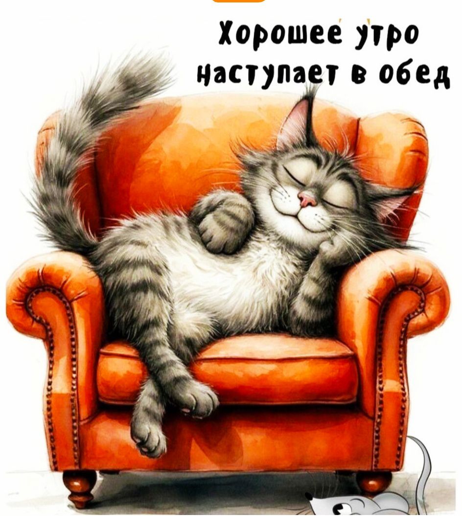 Хорошее утро наступает в обед