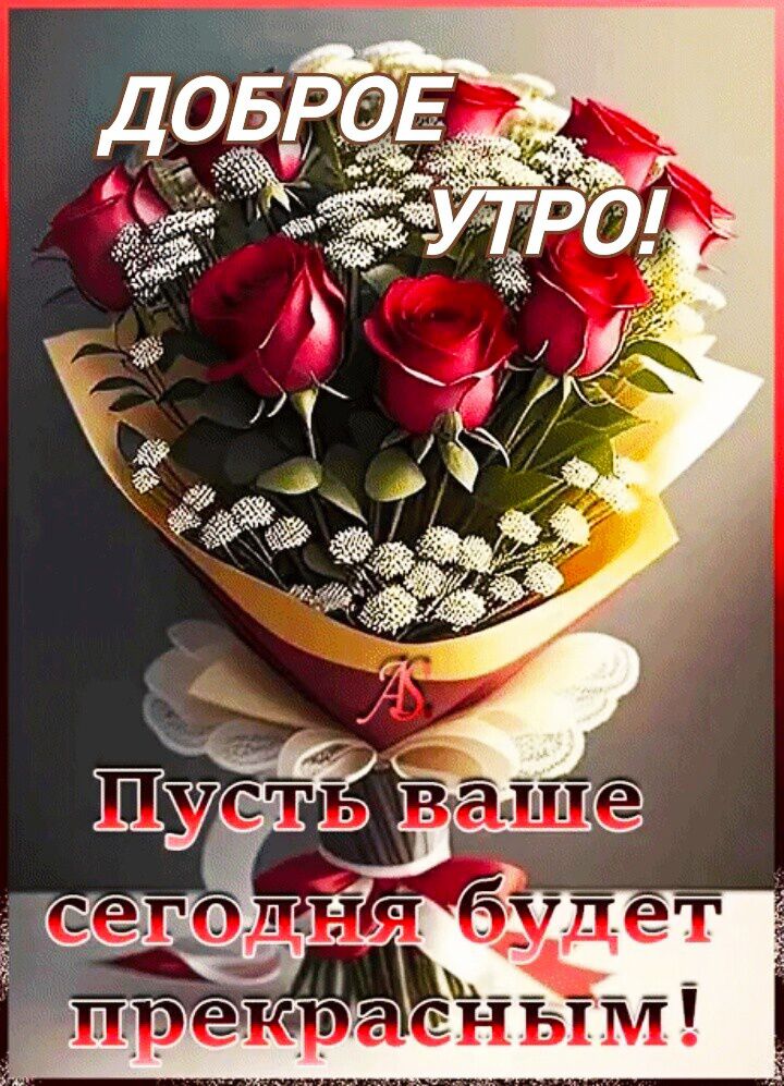 ДОБРОЕ УТРО! Пусть ваше сегодня будет прекрасным!
