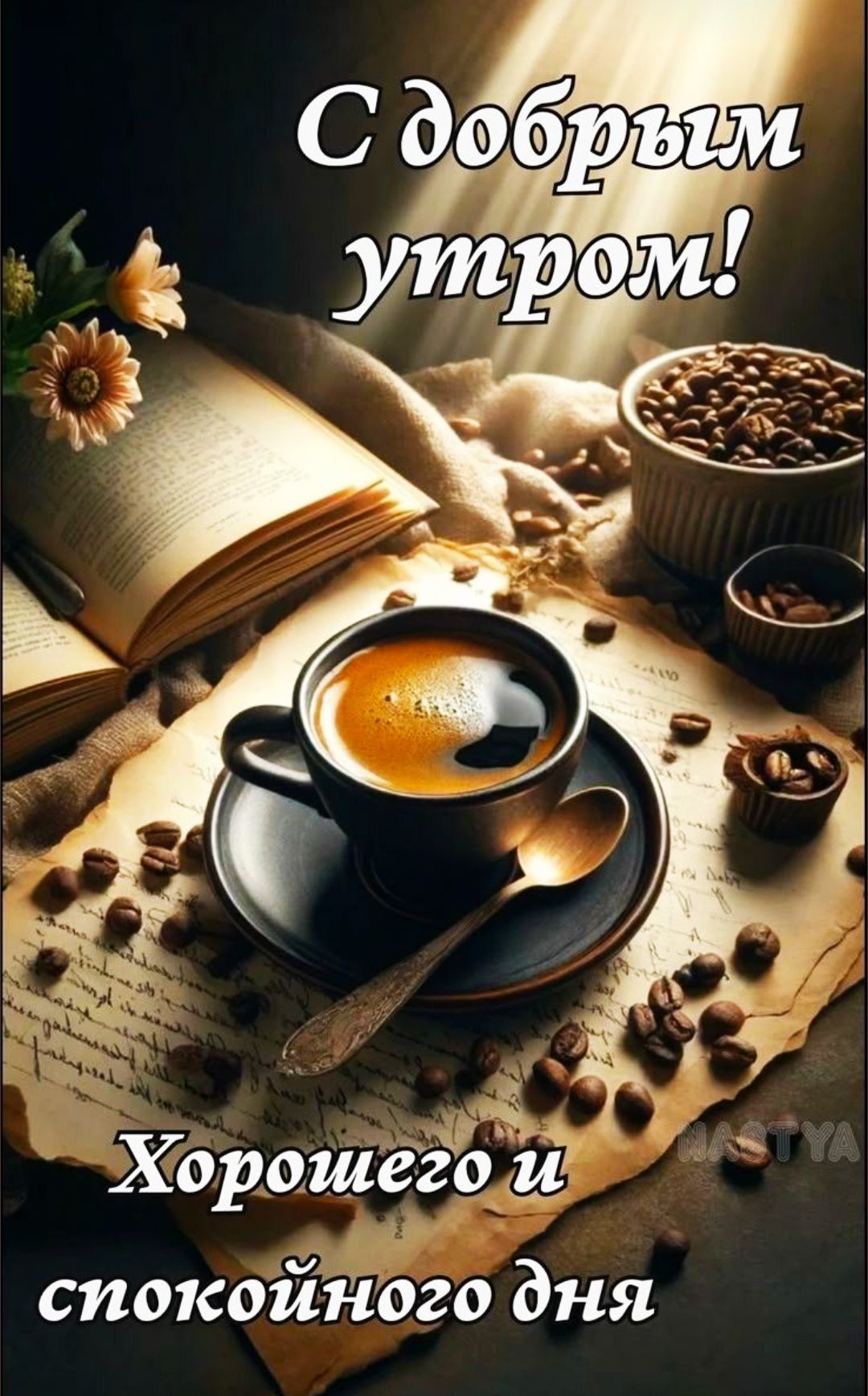 С добрым утром! Хорошего и спокойного дня