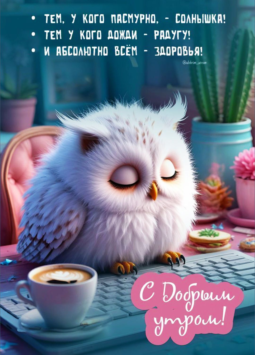 ТЕМ, У КОГО ПАСМУРНО, - СОЛНЫШКА! ТЕМ У КОГО ДОЖДИ - РАДУГУ! И АБСОЛЮТНО ВСЕМ - ЗДОРОВЬЕ!