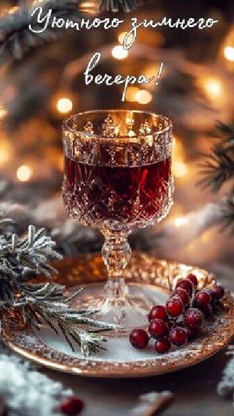 Уютного зимнего вечера!