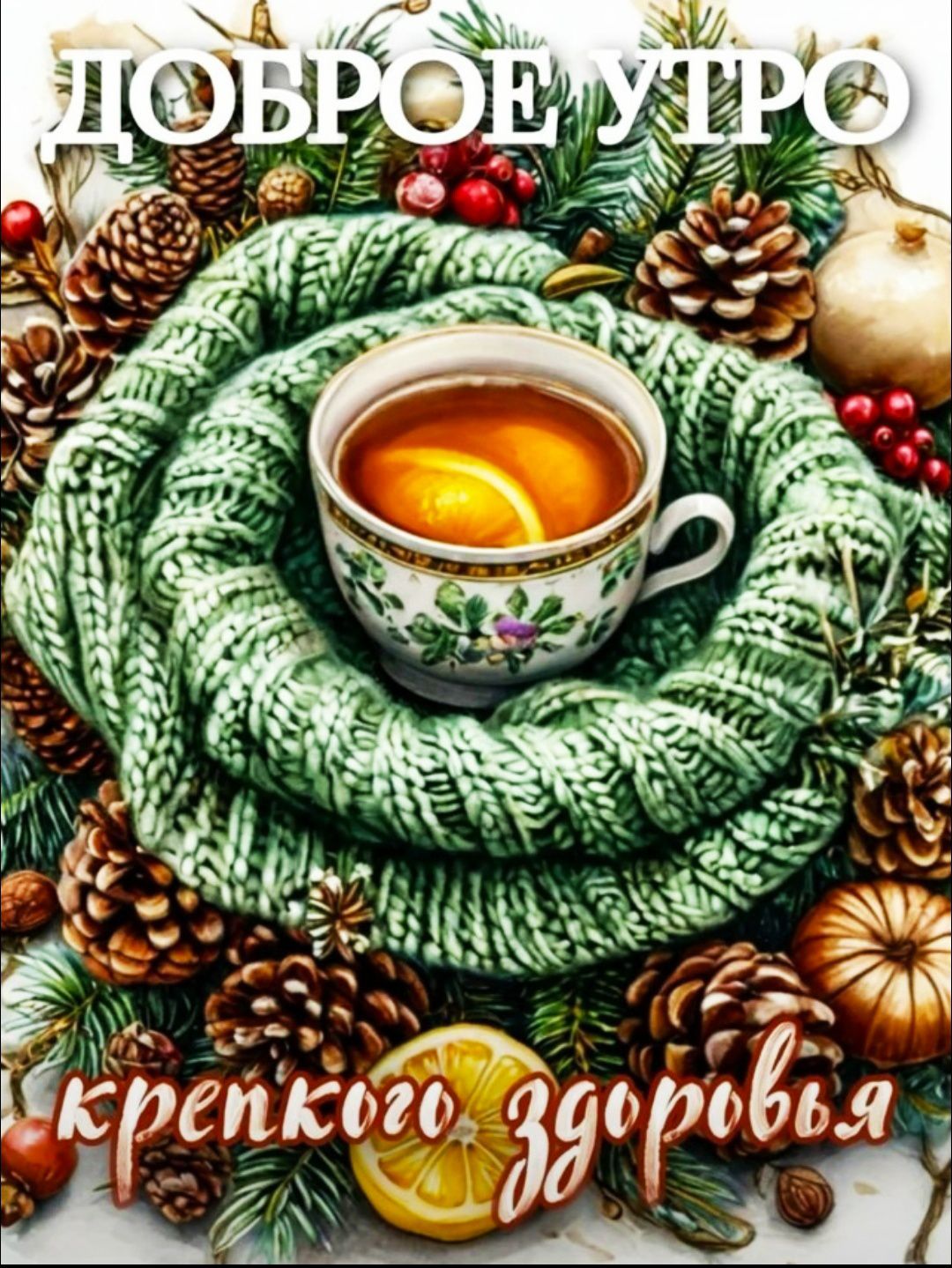 Доброе утро. крепкого здоровья