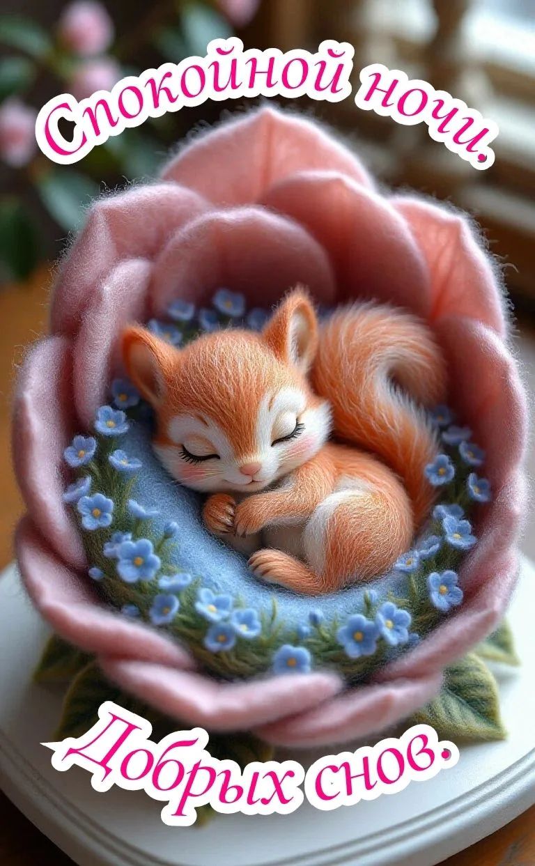 Спокойной ночи. Добрых снов.