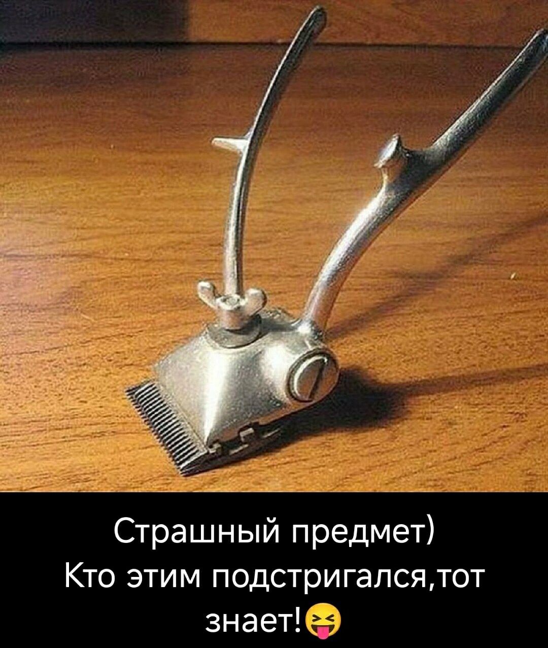 Страшный предмет) Кто этим подстригалcя, тот знает!😠