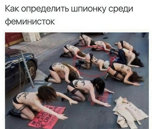 Как определить шпионку среди Феминисток