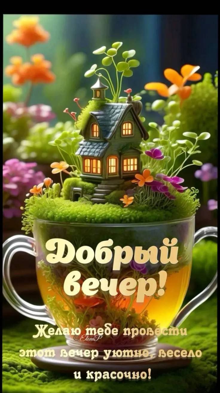 Добрый вечер!
Желаю тебе провести этот вечер уютно, весело и красочно!