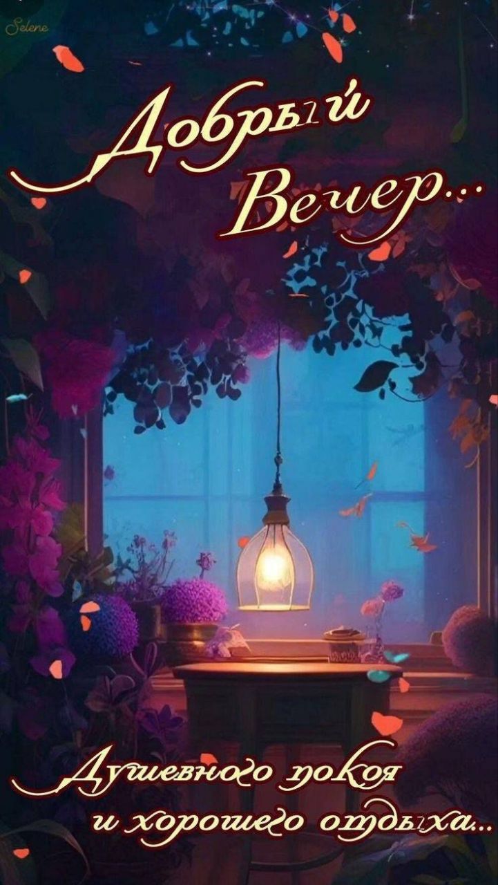 Добрый Вечер...
Душевного покоя и хорошего отдыха...