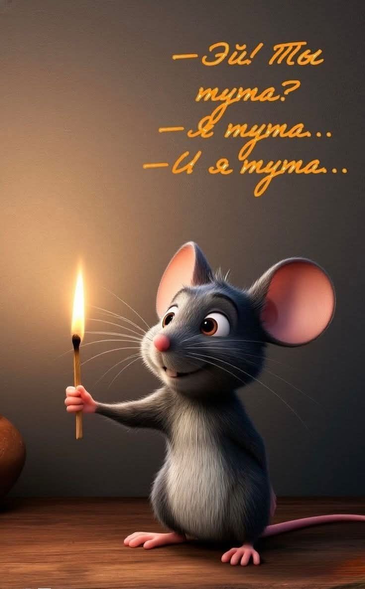 — Эй! Ты тут?  — Я тут…  — И я тут…