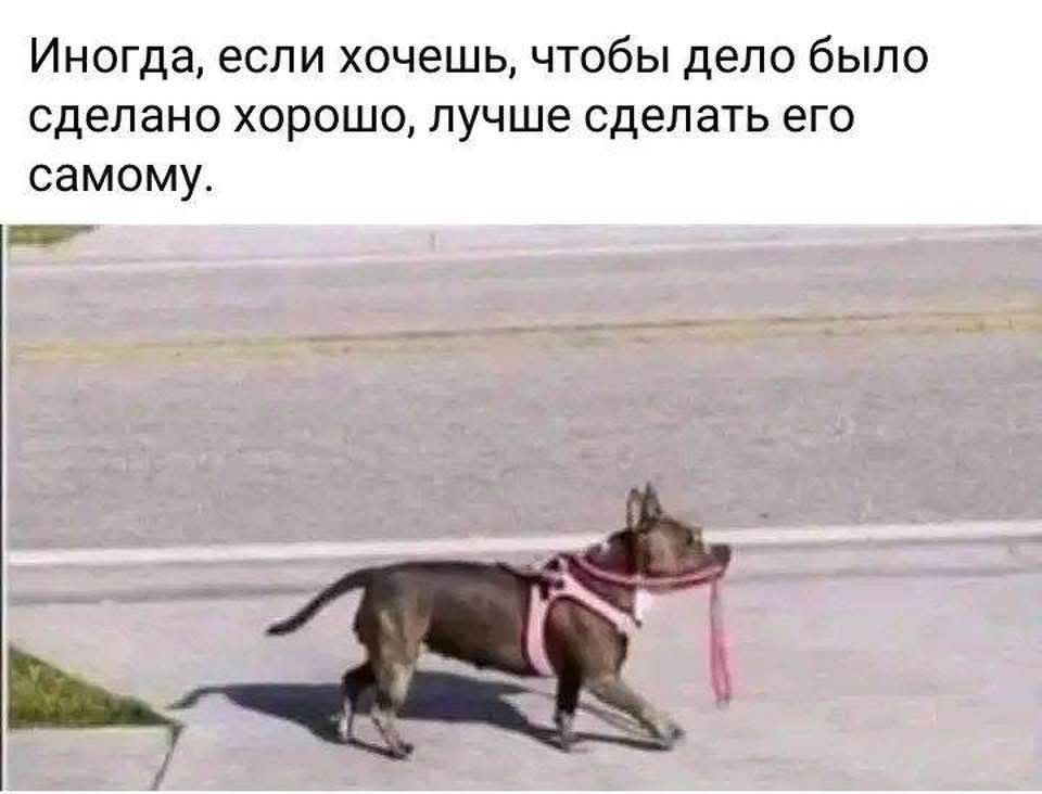 Иногда, если хочешь, чтобы дело было сделано хорошо, лучше сделать его самому.