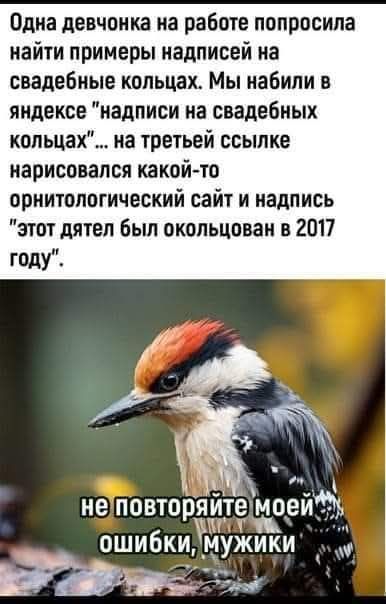 Одна девчонка на работе попросила найти примеры надписей на свадебных кольцах. Мы набили в яндексе 