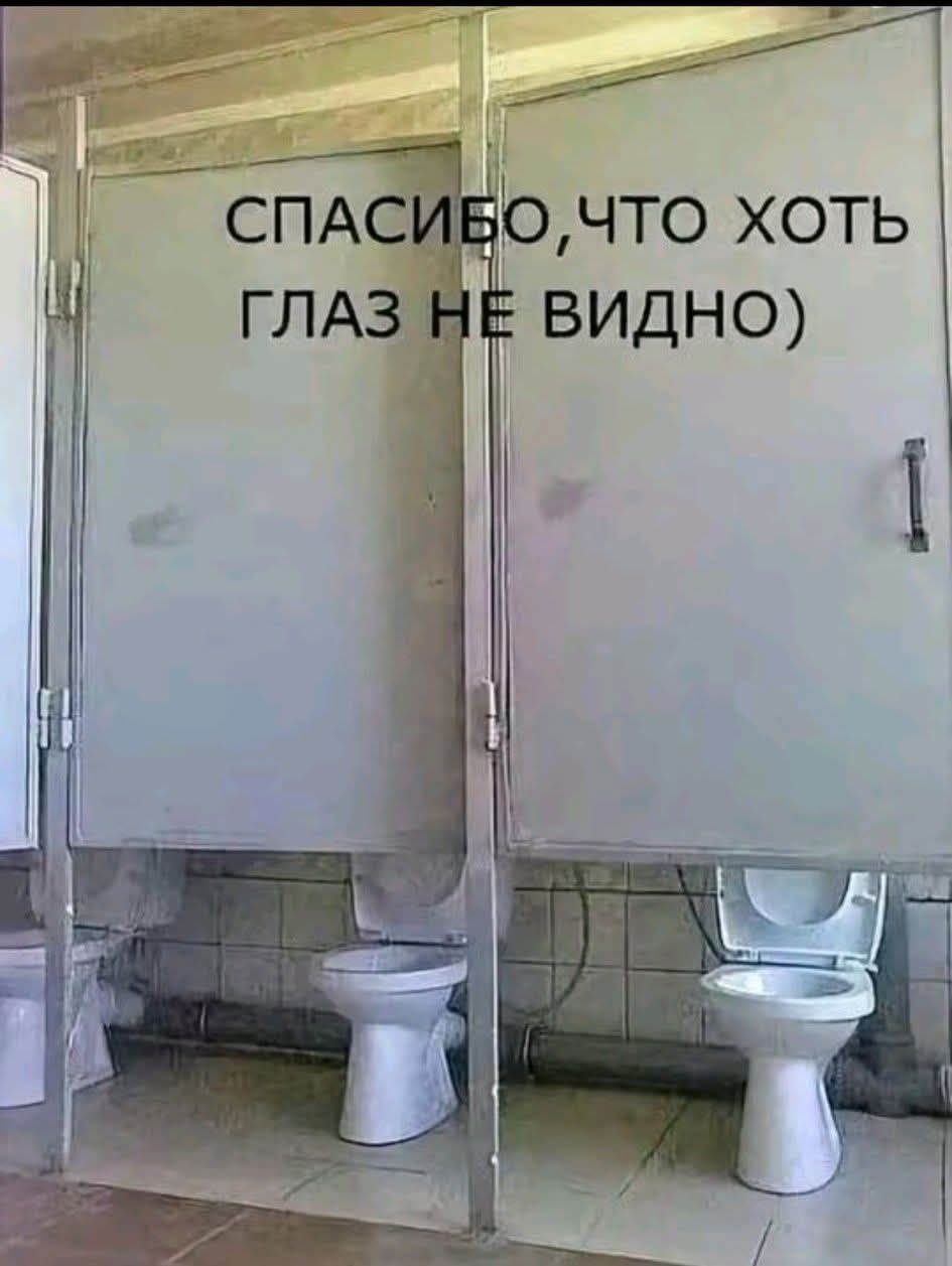 СПАСИБО, ЧТО ХОТЬ ГЛАЗ НЕ ВИДНО)