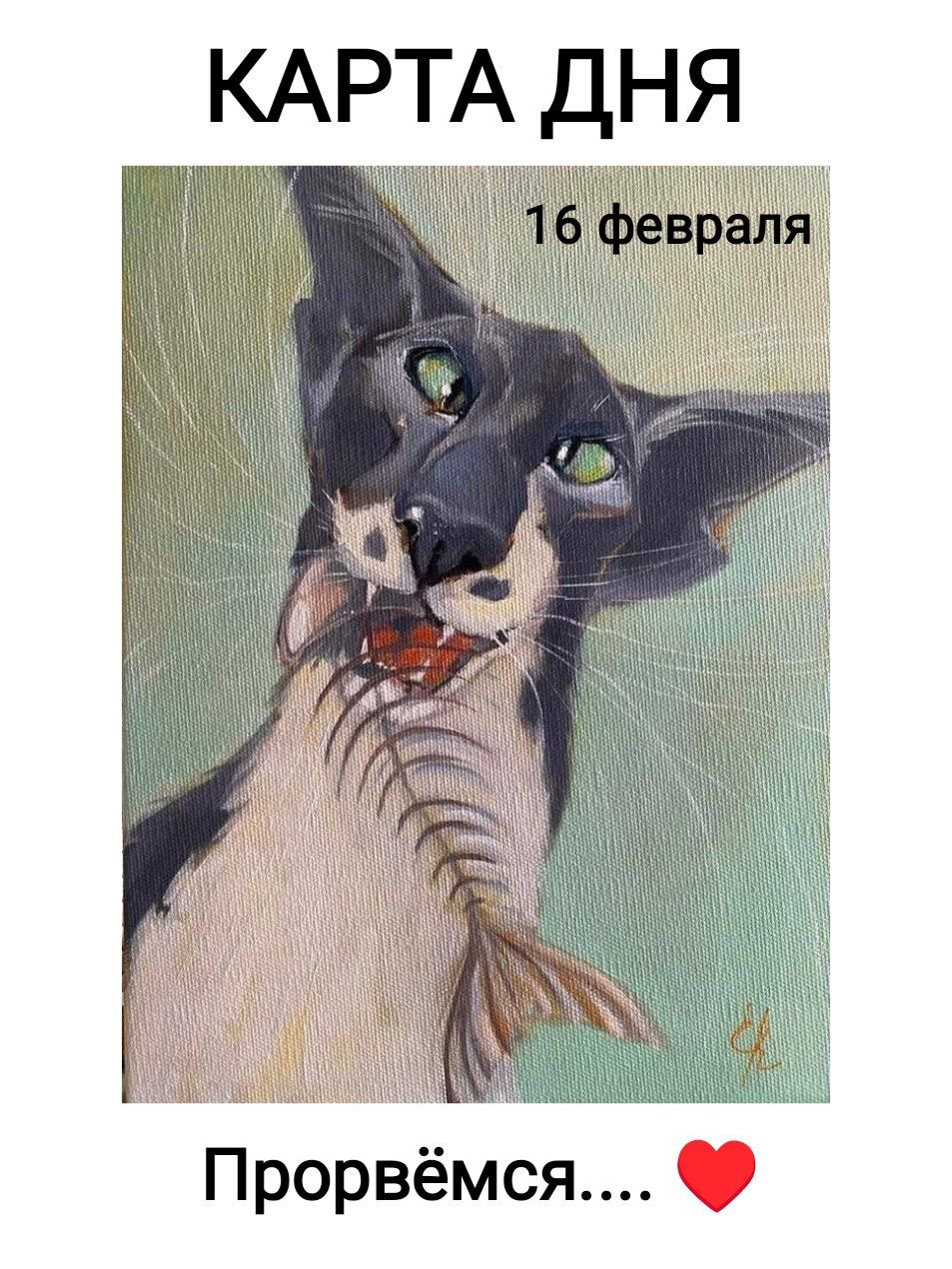 КАРТА ДНЯ
16 февраля
Прорвёмся.... ❤️