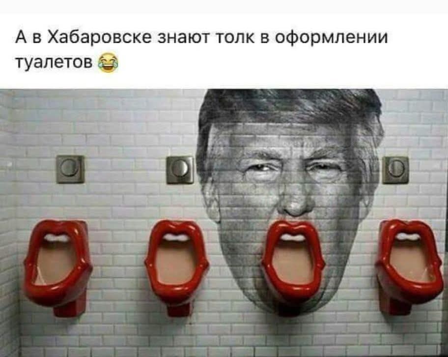 А в Хабаровске знают толк в оформлении туалетов 😂