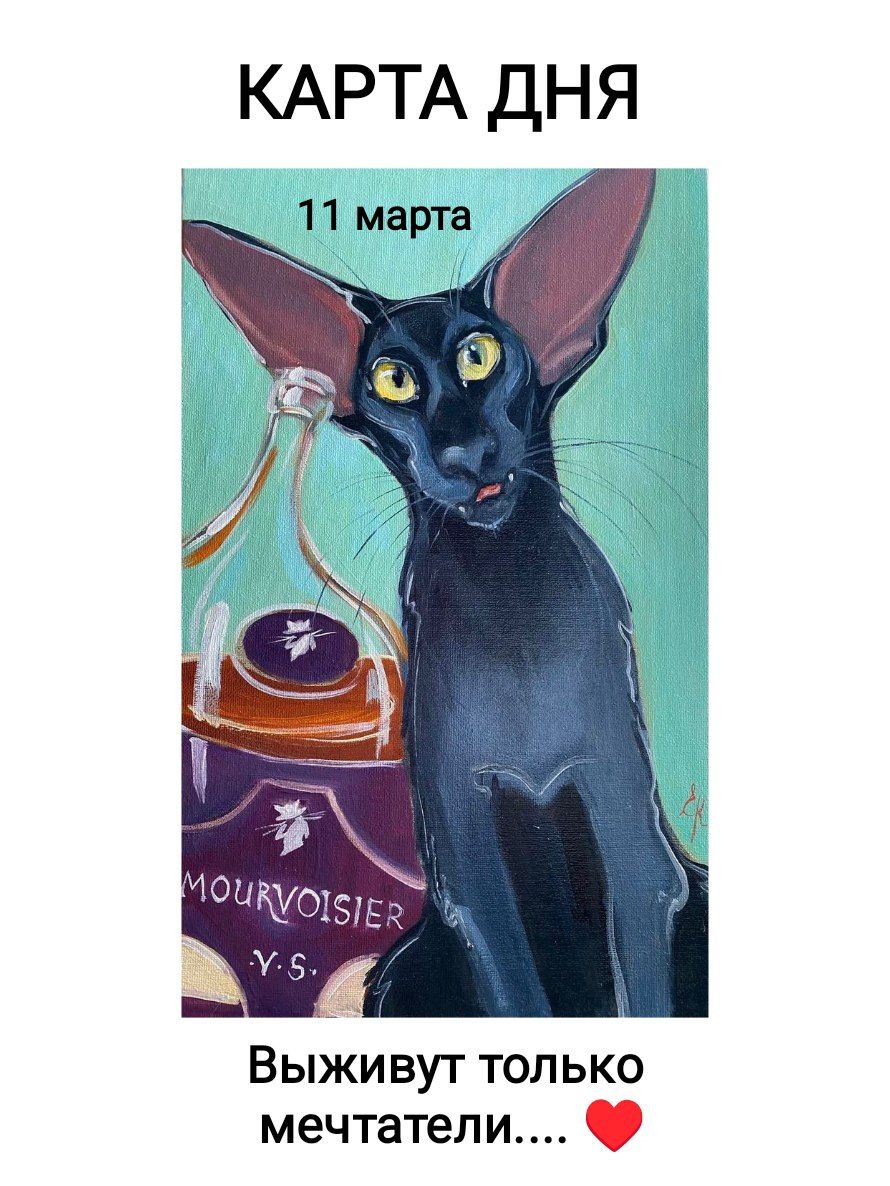 КАРТА ДНЯ
11 марта
Выживут только мечтатели.... ❤️