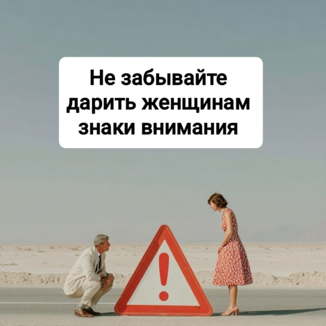 Не забывайте дарить женщинам знаки внимания