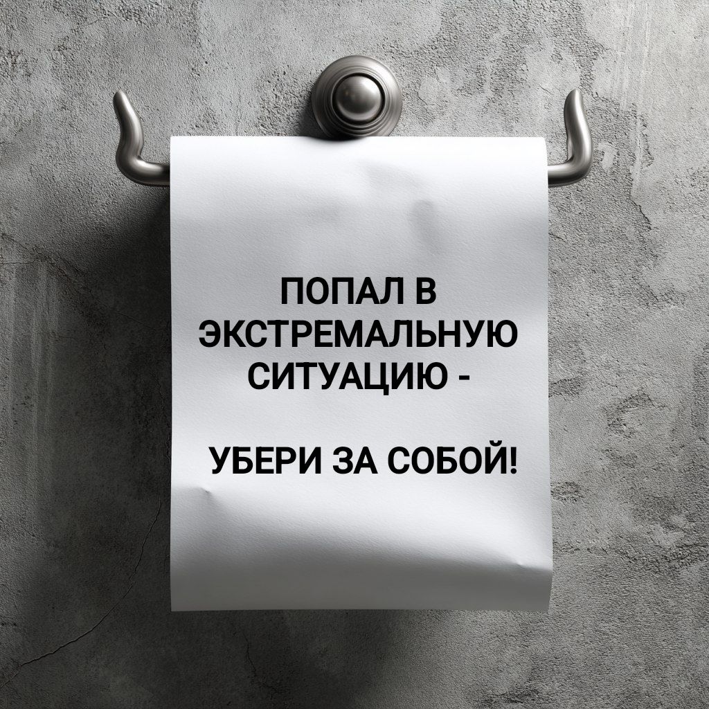  ПОПАЛ В ЭКСТРЕМАЛЬНУЮ СИТУАЦИЮ - УБЕРИ ЗА СОБОЙ!