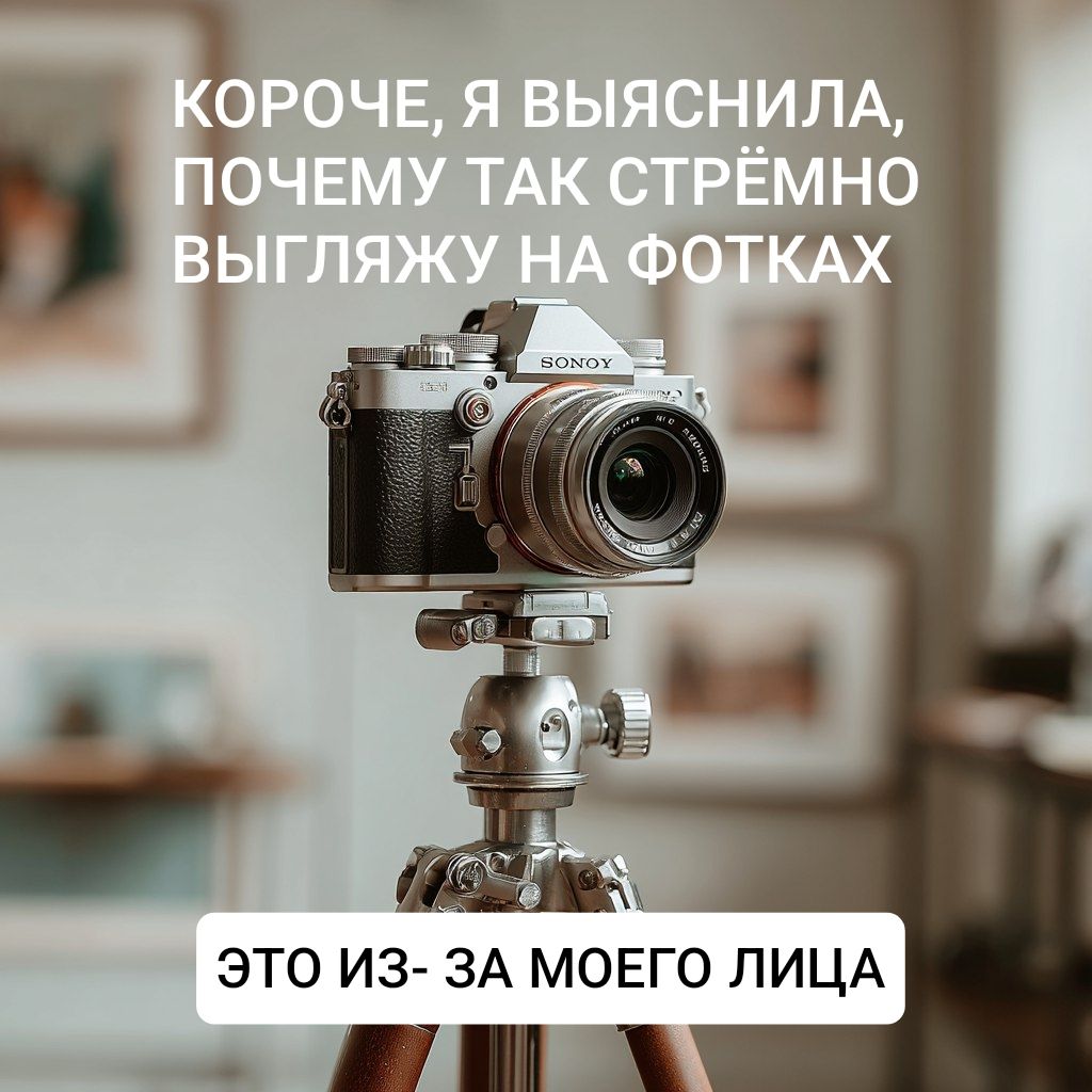 КОРОЧЕ, Я ВЫЯСНИЛА, ПОЧЕМУ ТАК СТРЁМНО ВЫГЛЯЖУ НА ФОТКАХ ЭТО ИЗ-ЗА МОЕГО ЛИЦА