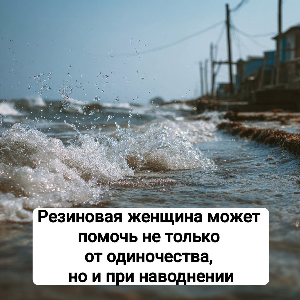 Резиновая женщина может помочь не только от одиночества, но и при наводнении