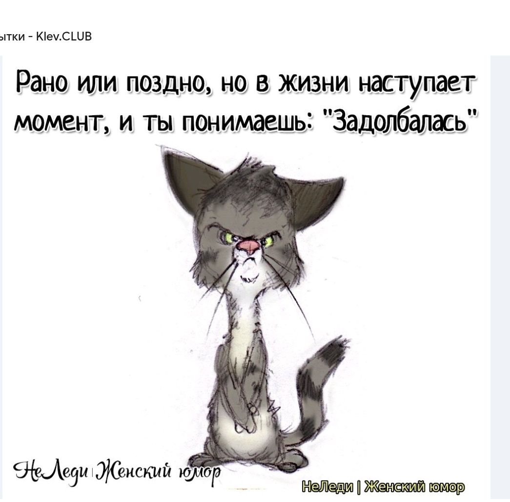 Рано или поздно, но в жизни наступает момент, и ты понимаешь: 