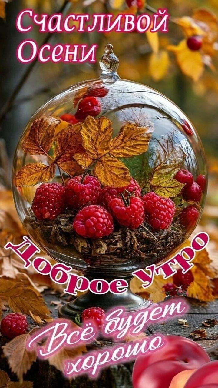 Счастливой Осени
Доброе Утро
Всё будет хорошо