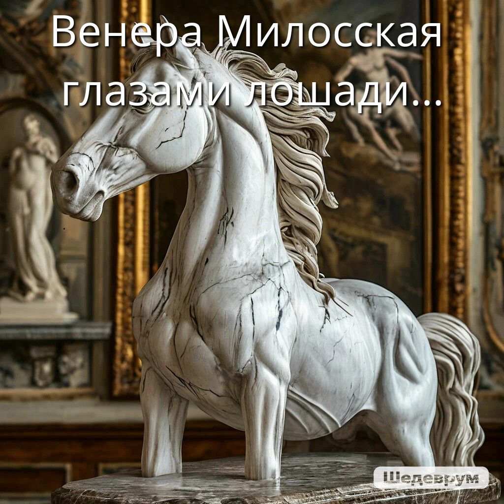 Венера Милосская глазами лошади...