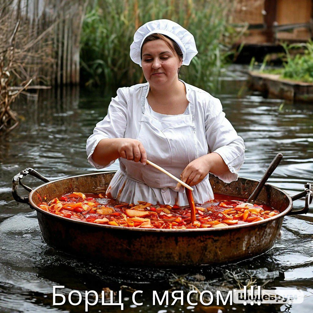 Борщ с мясом