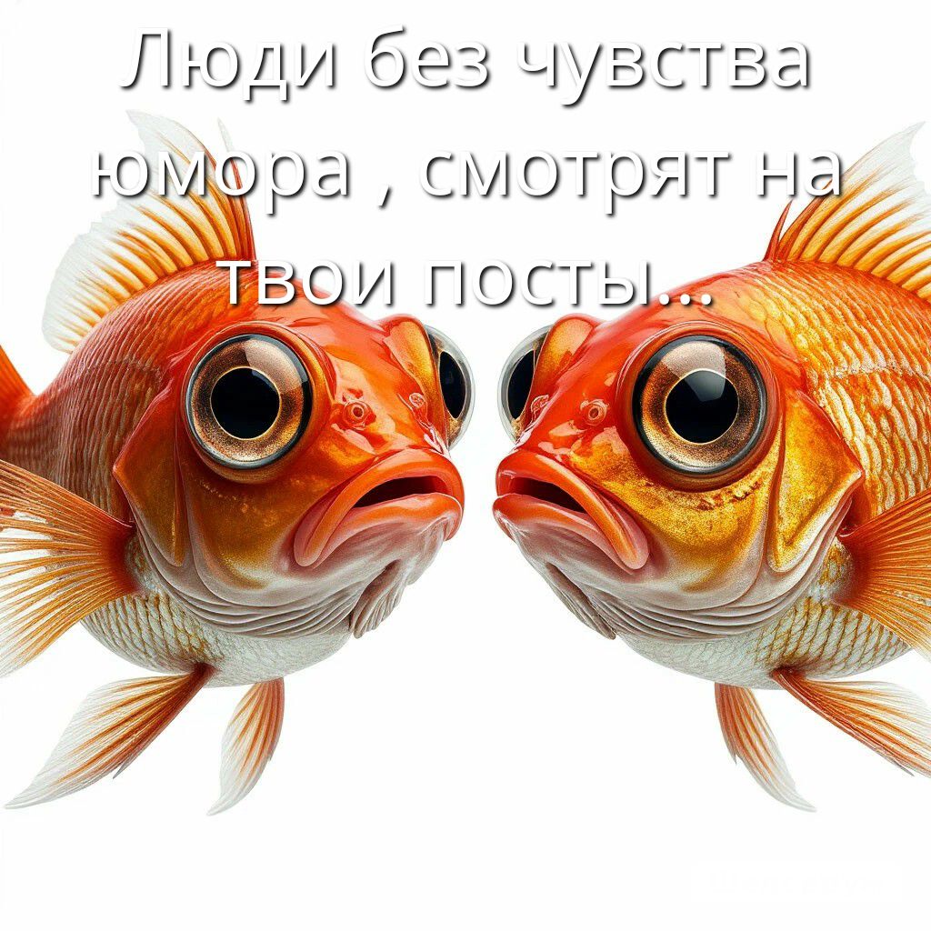 Люди без чувства юмора, смотрят на твои посты...