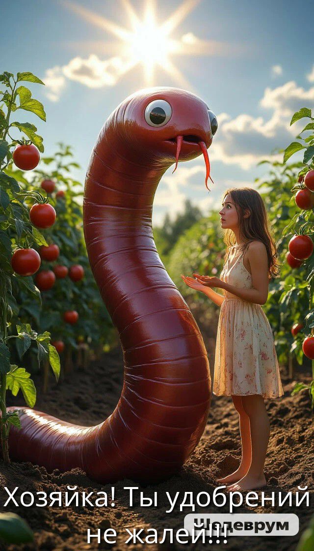 Хозяйка! Ты удобрений не жали...