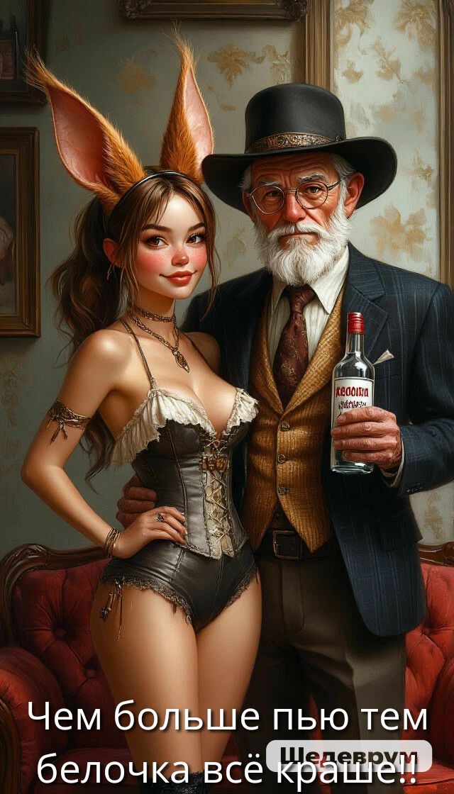 Чем больше пью тем белочка всё краше!!