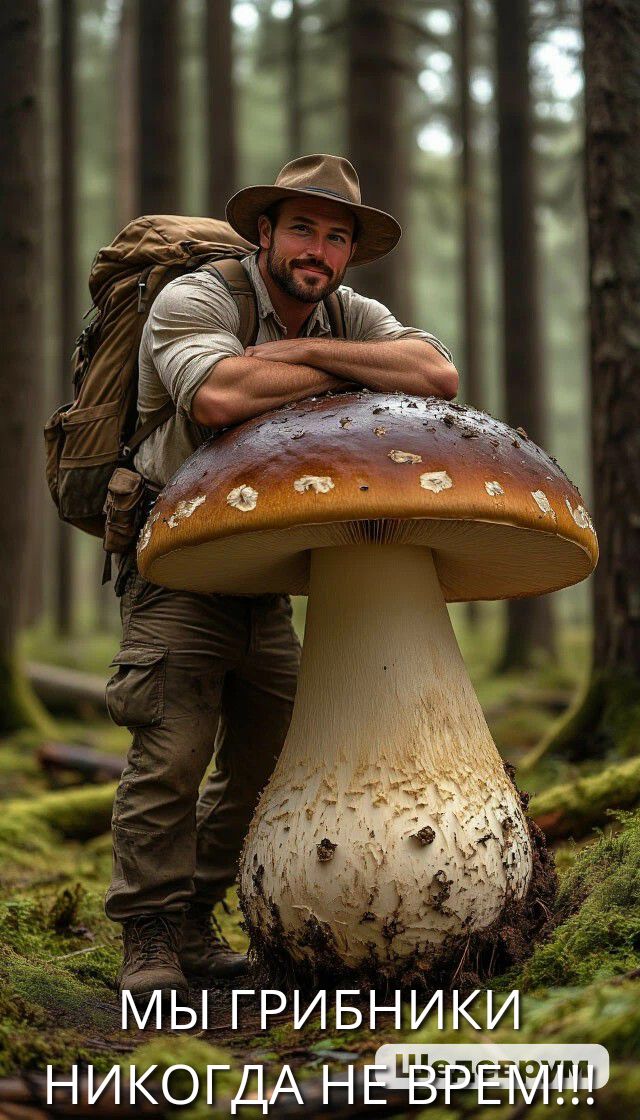 МЫ ГРИБНИКИ НИКОДА НЕ ВРЕМ!!!